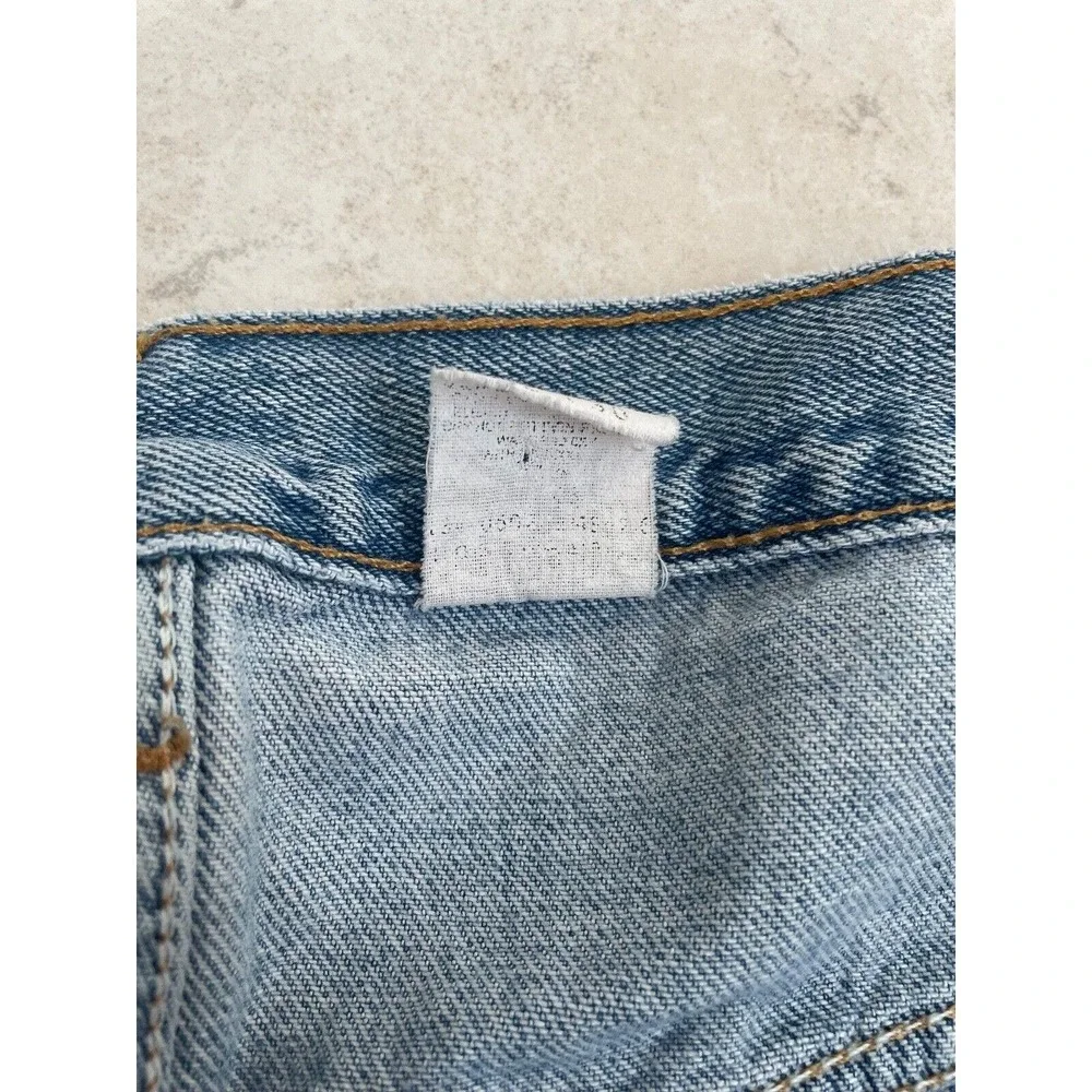 VTG Levis 550 Jeans Mens Size 42x30 Blue Denim Relaxed‎ Fit Straight Distressed